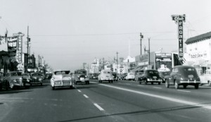 Albany, California circa 1940s, Club Frontier, East Bay Chevrolet     